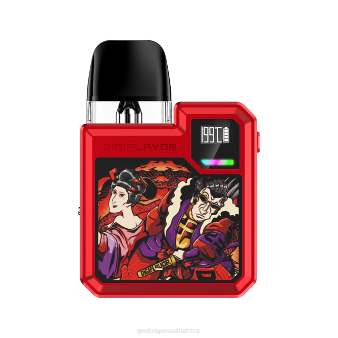 GeekVape Digiflavor Digi-Q Kit 1000mAh Samurai Red 4N8N77 Vape Store GeekVape