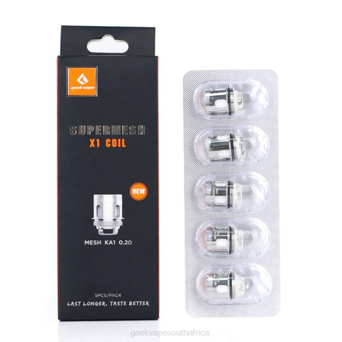 GeekVape Super Mesh X1/X2 Coils (New Version) 0.2OHM 4N8N18 GeekVape Clearance