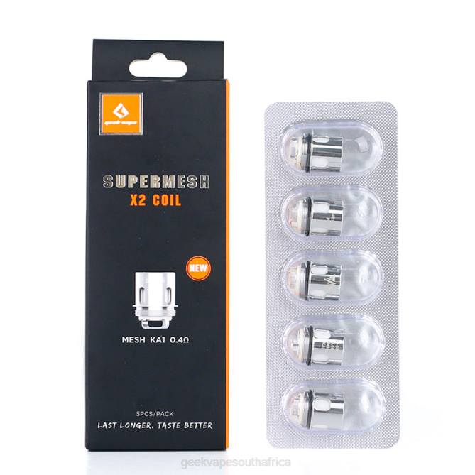 GeekVape Super Mesh X1/X2 Coils (New Version) 0.4OHM 4N8N17 Vape Store GeekVape